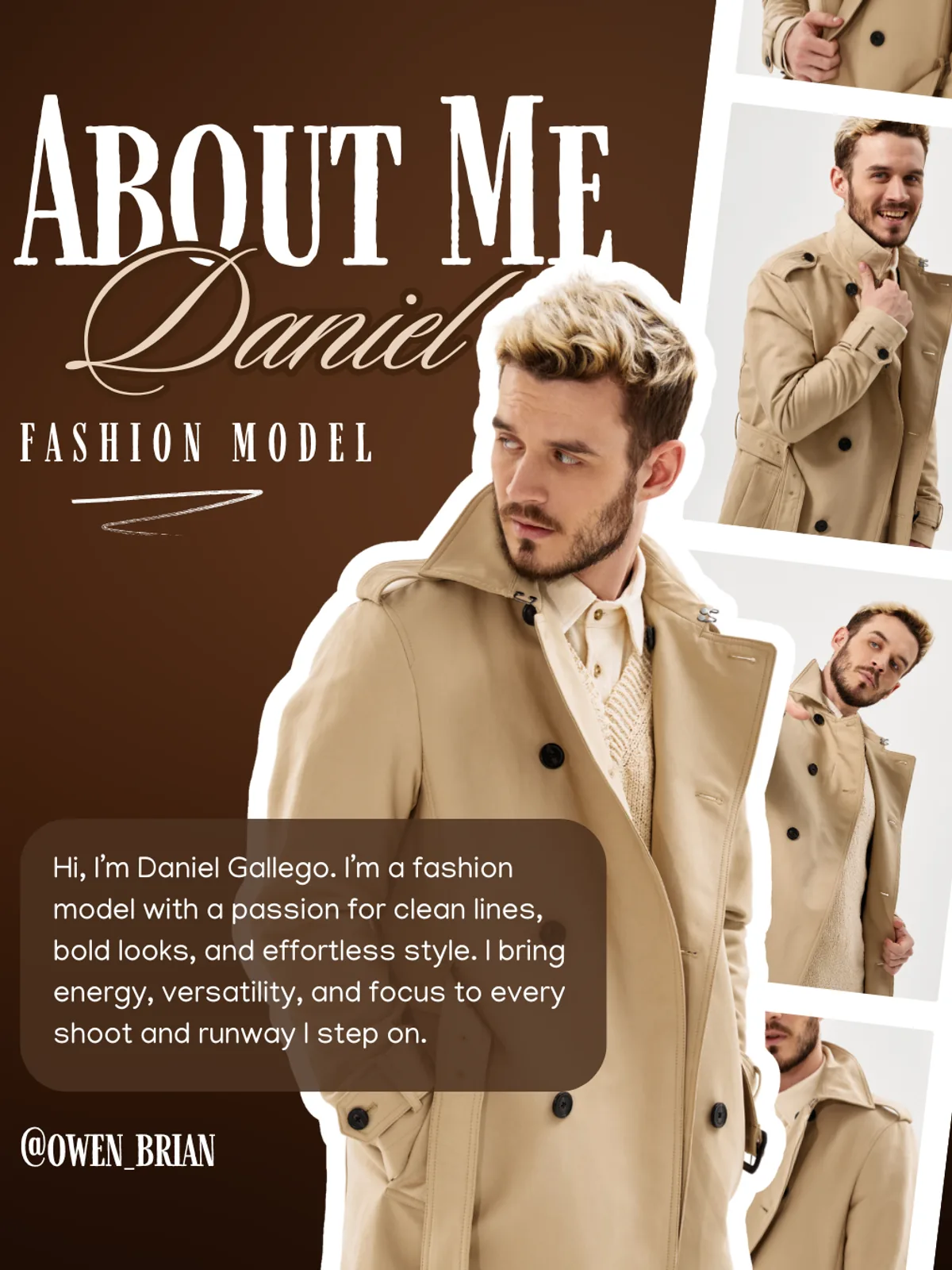 Daniel — About Me Portrait