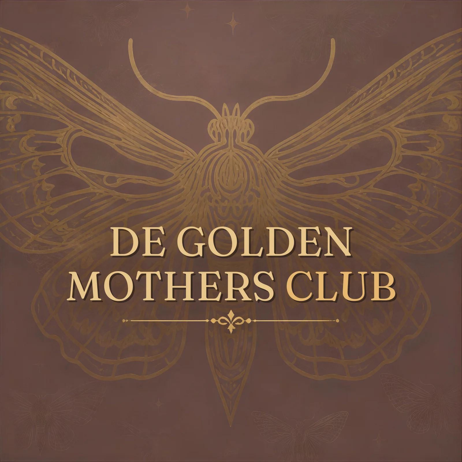 Intricate Golden Moth — Emblem